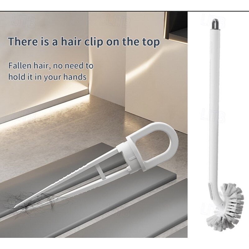 Domestic Toilet Brush, Long-Handled Toilet Cleaner, Wall-Mounted, S-Shaped Design4