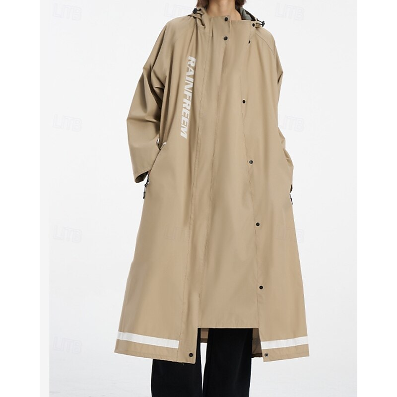 Women's Outdoor Jacket Hiking Jacket Rain Coat Outdoor Waterproof Windproof Quick Dry Lightweight Hiking Outfits Hiking Clothes Autumn / Fall Raincoat Camping / Hiking / Caving Traveling Letter2