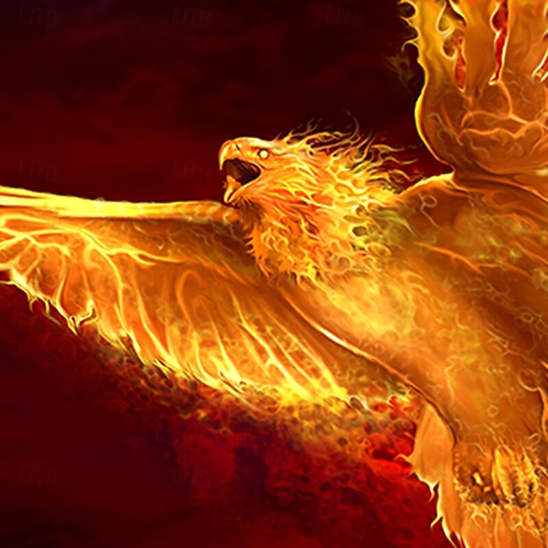 Tom Wood Men's Phoenix T Shirt Short Sleeve T shirt 3D Print Crew Neck Shirt Exaggerated Designer Party Street Casual Yellow Summer Spring All Seasons Clothing Apparel S M L XL XXL XXXL 4XL2