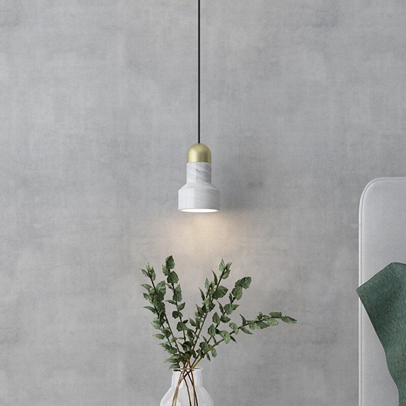 Chandelier Simple Nordic LED Chandelier Cafe Milk Tea Shop Tea Bar Hotel Single Chandelier Corridor Customized Hallway Stairs Balcony Luxury Pendant Lamps3