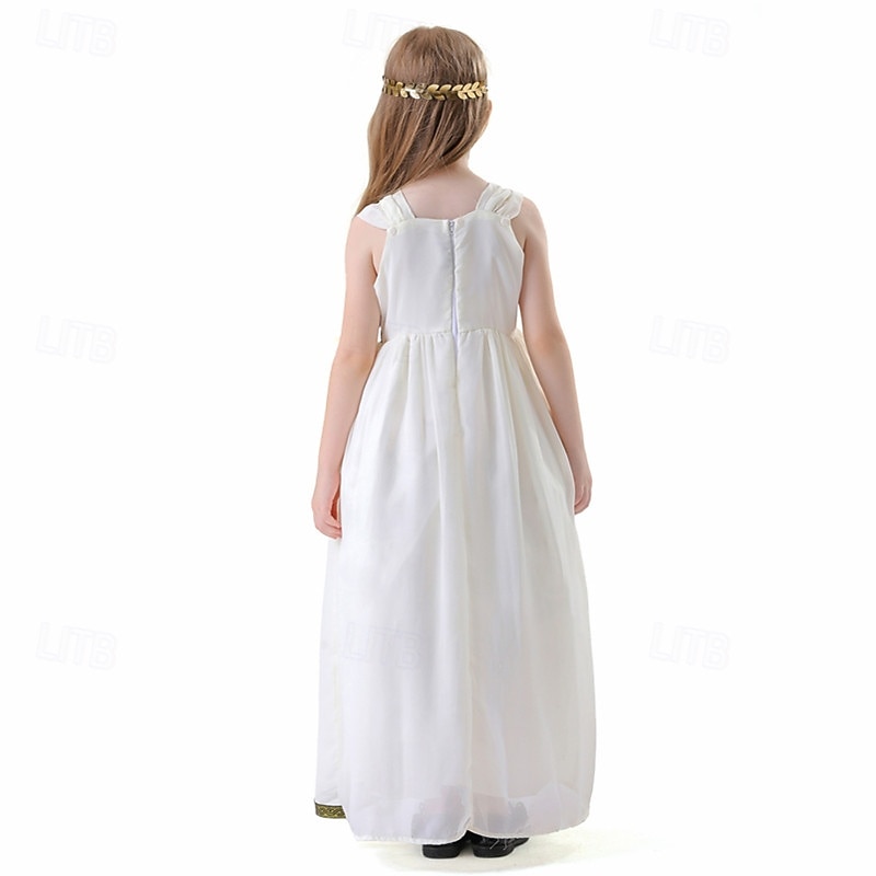 Cleopatra Halloween Masquerade Halloween Kid's Girls' Halloween Carnival Children's Day Carnival Halloween Easy Halloween Costumes Dress Up2
