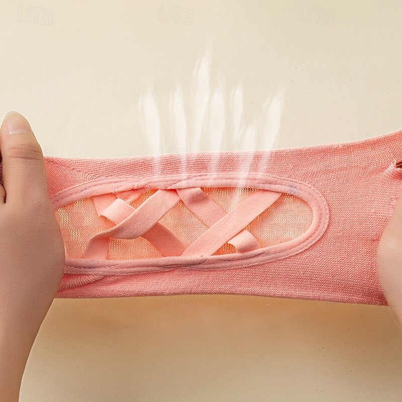 Women Five Toes anti-odorant anti-friction Sweat-absorbent Floor Socks For Pilates Dance3