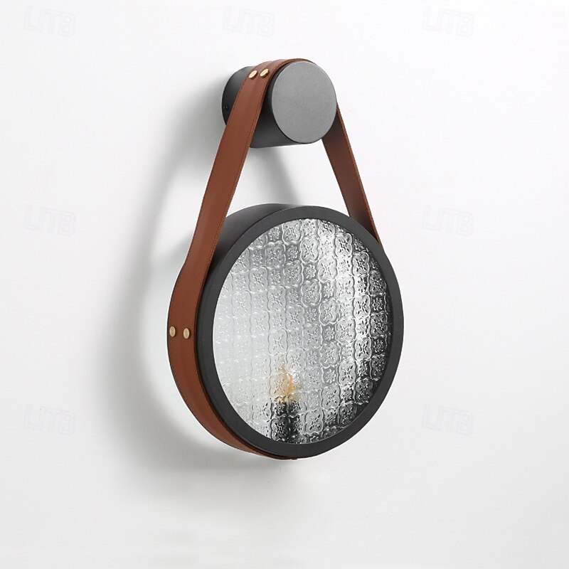 Wall Lamp High Quality Material Glass Wood Wall Mounted Lights,Unique Appearance Fine Wall Lamp for Living Room3