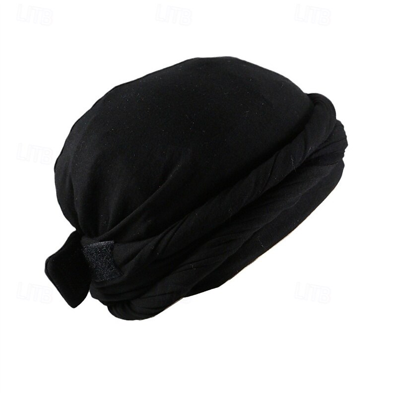 Men's Beanie Hat Beanies Black White Polyester Cozy Daily Wear Going out Solid / Plain Color Breathable3