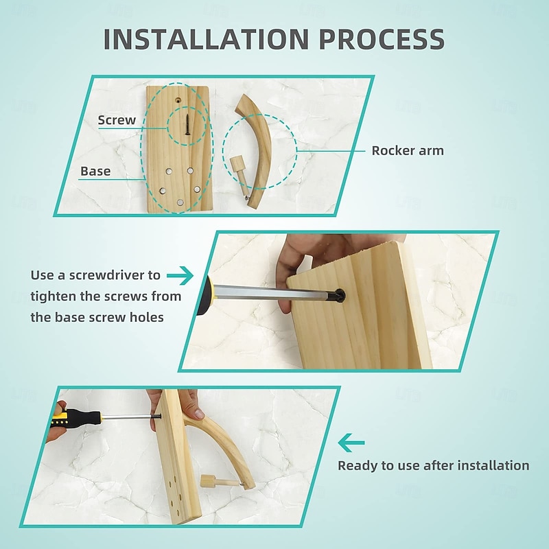 Magnetic Decision Maker Pendulum Desk Toy, Wooden Swing Ornament for Office, Creative Stress Relief Decoration Gift for Adults to Find Fun Answers3