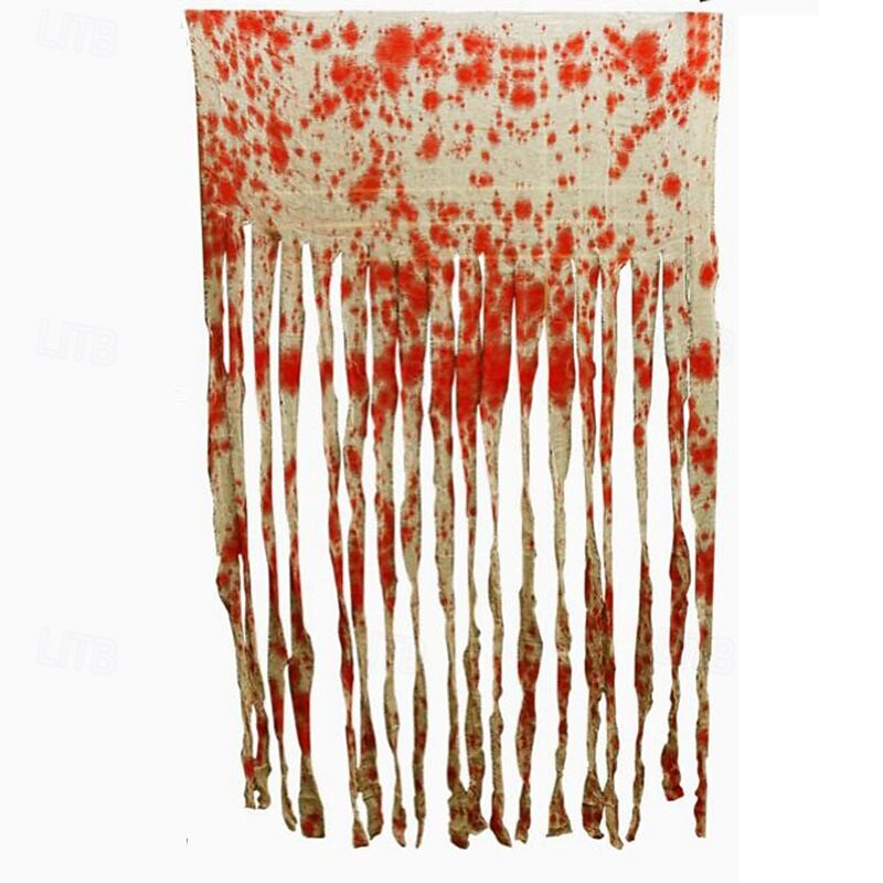 Halloween Decorations Decor Indoor Halloween Blood Weapon Banner Garland Banner Door Curtain for Halloween Party Decorations Halloween Bathroom Decor2