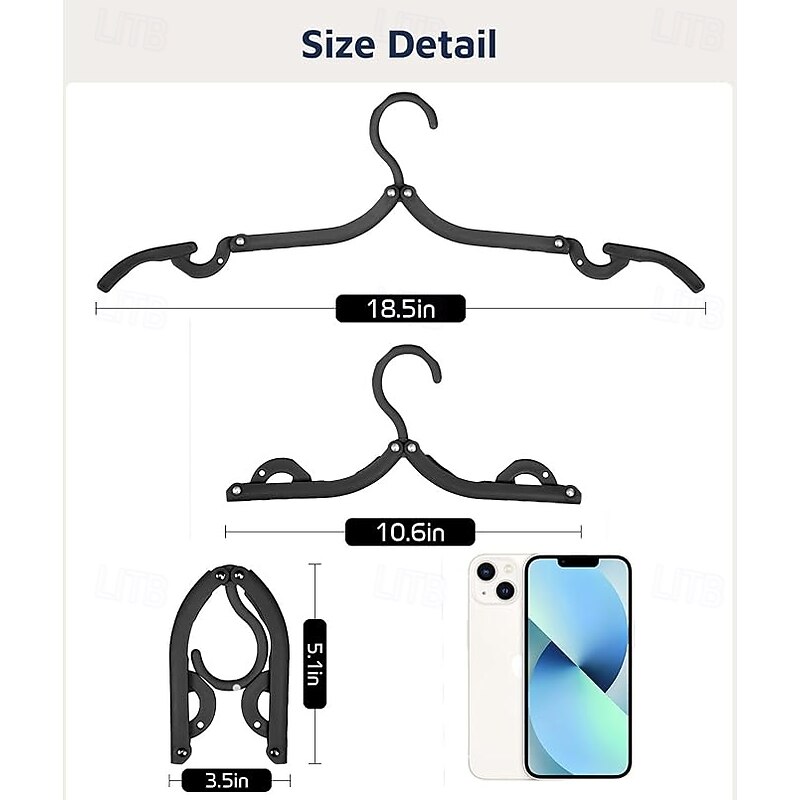 Travel Hangers Cruise Ship Essentials Travel Essentials Portable Cruises Must Haves Folding Hangers for Suitcase RV Camping Airplane3