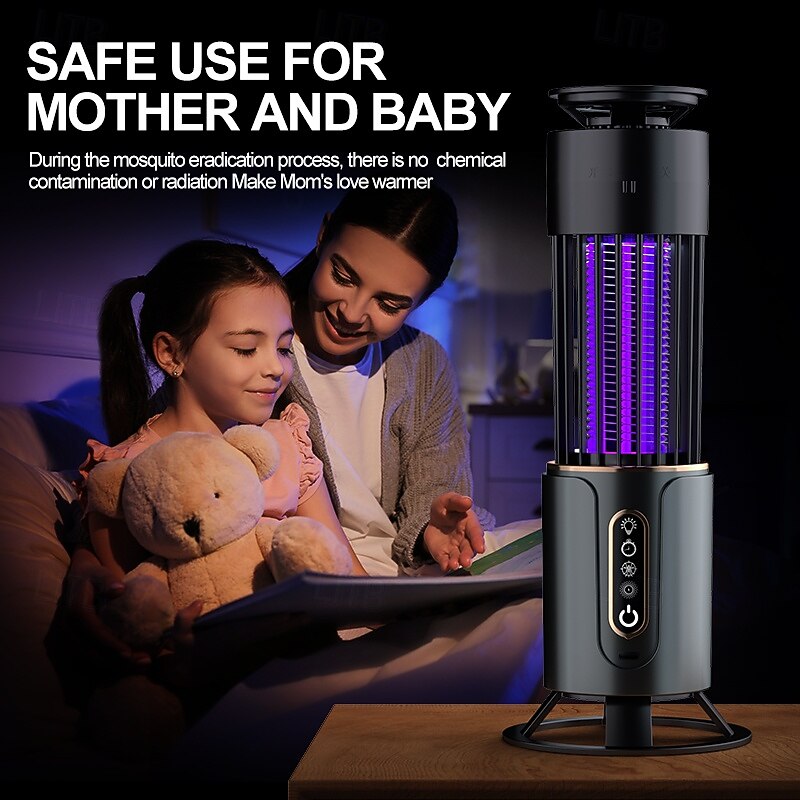Mosquito Killer Lamp Insect Fly Trap Camping Lantern USB Timing Electric Mosquito Swatter Outdoor Insect Killer Repellent4