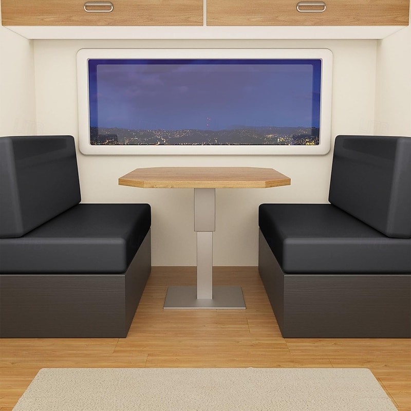 100% Waterproof PU RV Dinette Cushion Covers, Camper Cushion Slipcovers for Outdoor Patio Garden Lawn Yard Bench Cover RV Couch Cover2