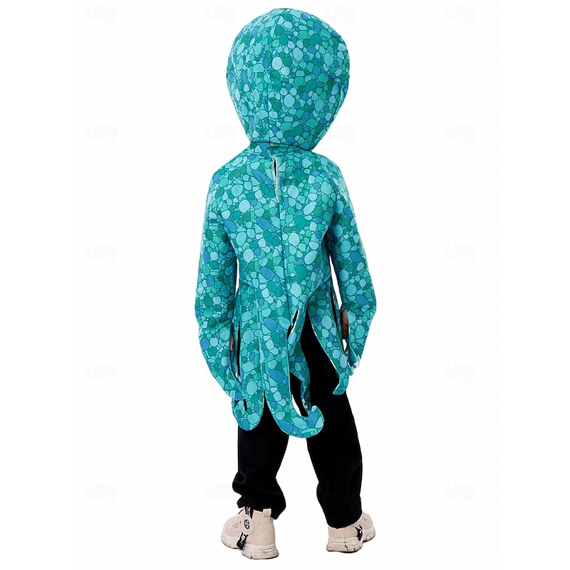 Octopus Halloween Cosplay Costume Top Fairy Tail Animal Cosplay Kid's Boys' Girls' Carnival Easter World Book Day Performance Educational Dress Up School Event Dress Up Easy Halloween Costumes Dress2