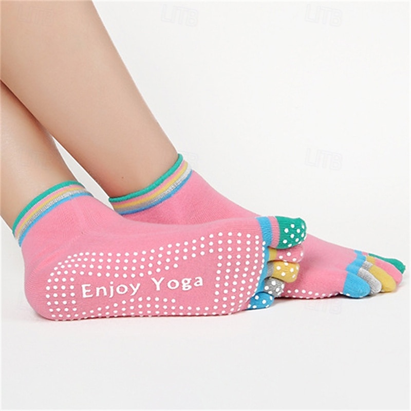 Women anti-friction Sweat-absorbent Non-Slip Floor Socks For Pilates Dance2