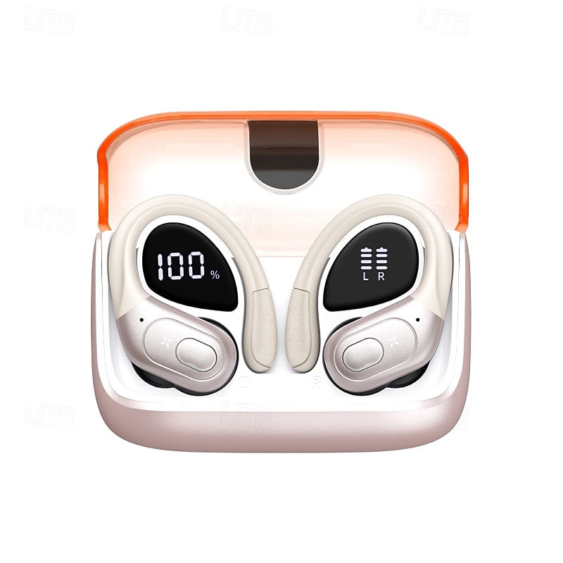 Wireless Earbuds 75hrs Bluetooth 5.4 Headphone Sport 2025 Bluetooth Earbuds Stereo Deep Bass Over Ear Bud with Earhooks ENC Noise Cancelling Mic IPX7 Waterproof Earphone for Workout/Running3