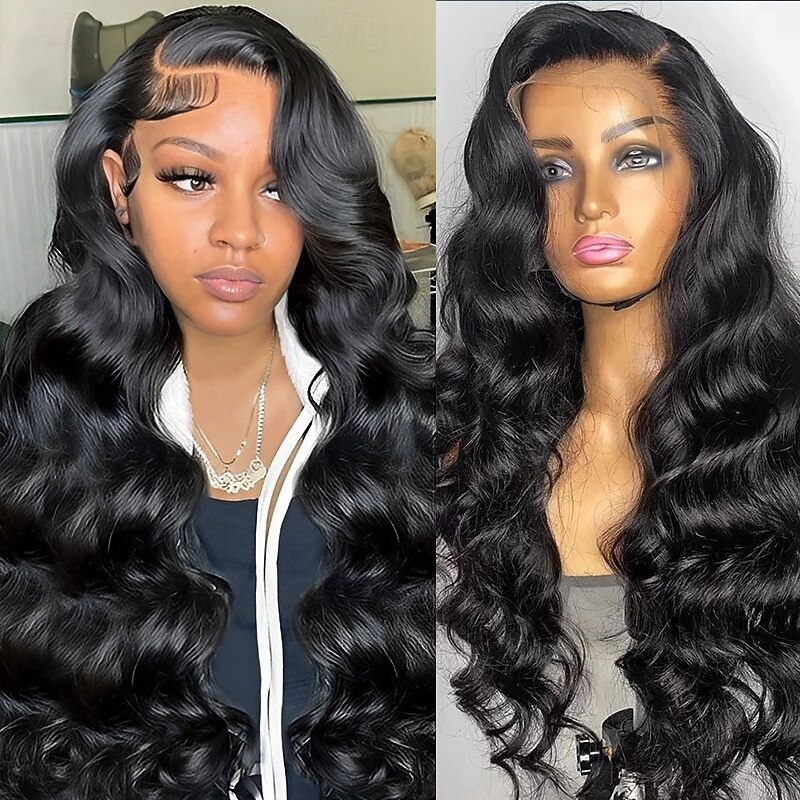 13x4 Transparent Human Hair Lace Front Wig High-quality Body Wave Human Hair Wig 200% Density4