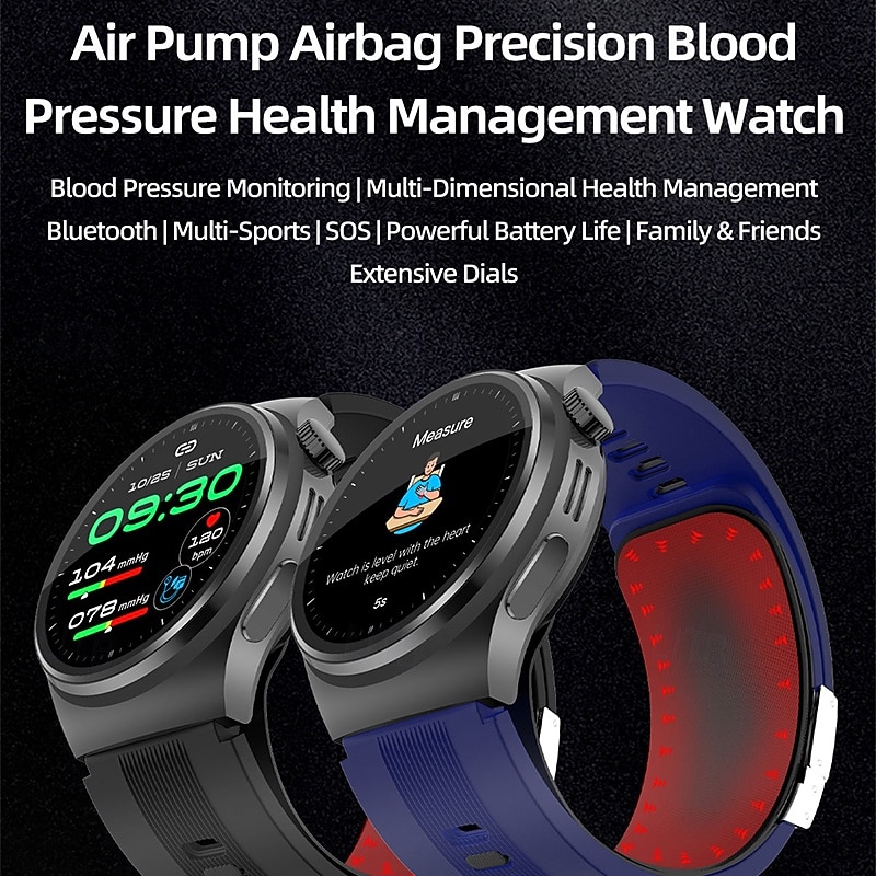 2025 New Accurate Blood Pressure Measurement watches Blood Sugar Lipid ECG Smart Watch Health Fitness Sport SmartWatch2
