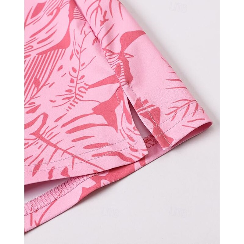 Women's Graphic Floral Sport Shirt Golf Polo Shirt Tennis Shirt Sleeveless Zipper High Elasticity Moisture Wicking Breathable Tennis Golf Pickleball Turndown Zip Collar Shirt Top Pink Blue Tennis4