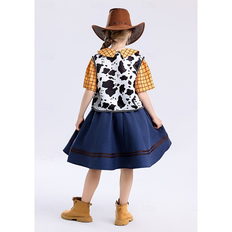 Toy Story Woody Cosplay Costume Halloween Props Masquerade Anime Halloween Movie Cosplay for Girls' Kid's Christmas Halloween New Year Party Casual Daily2
