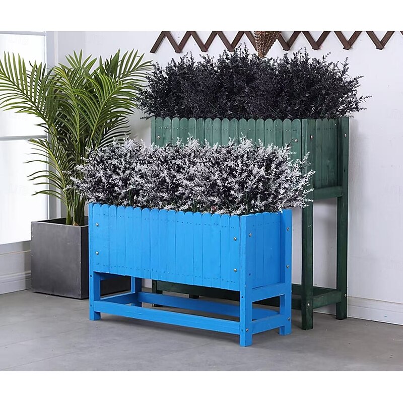 24 Bundles Black Artificial Flowers for Halloween Outdoor Decoration, UV Resistant Faux Green Plants for Hanging, Garden, Porch, Window, and Home Party Decor4