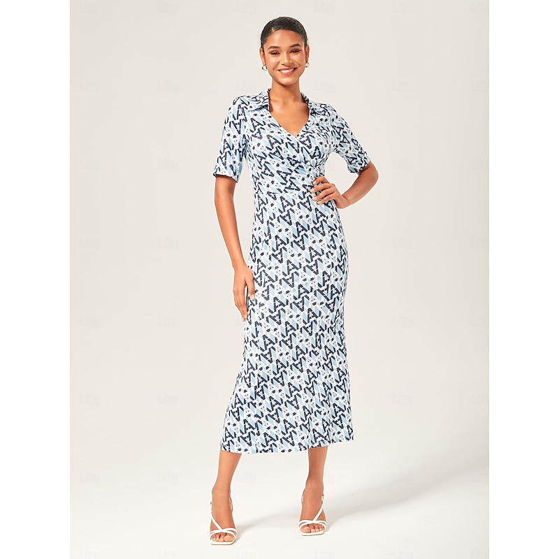 Stretch Waist-Cinching Mermaid Midi Dress3