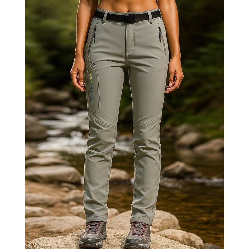 Women's Hiking Pants Trousers Hiking Trousers Outdoor Regular Fit Waterproof Quick Dry Lightweight Breathable Pants / Trousers Pocket Black Purple Camping / Hiking Golf Running S M L XL4