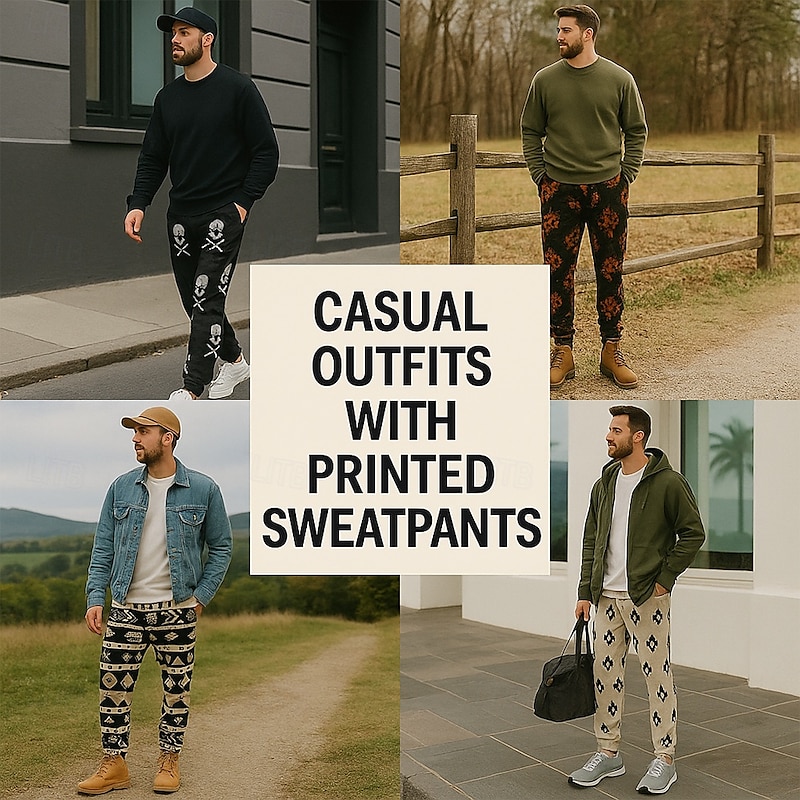 Men's Templar Cross Flame Jesus Sweatpants Joggers Trousers Mid Waist Drawstring Elastic Waist Dark Gothic Style Jogging Streetwear Workout Athletic Sweatpants with Pockets Spring Fall 3D Print Black3