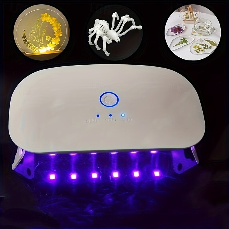 Large Light for Resin light source lamp beads Fast Curing & Portable Large Size Lamp for Resin Curing Resin Supplies for Resin Jewelry Making DIY Craft Decor Halloween Christmas New Year2