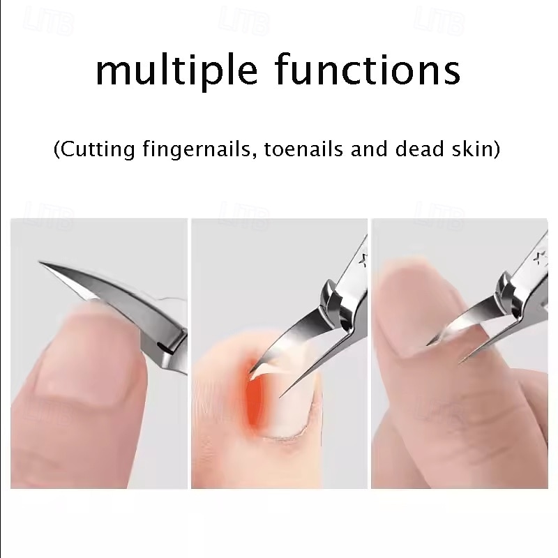 Professional Toenail Clippers for Thick and Ingrown Nails, Nail Cutter Pedicure Tool for Paronychia, Manicure and Pedicure Trimming Kit for Men and Women2