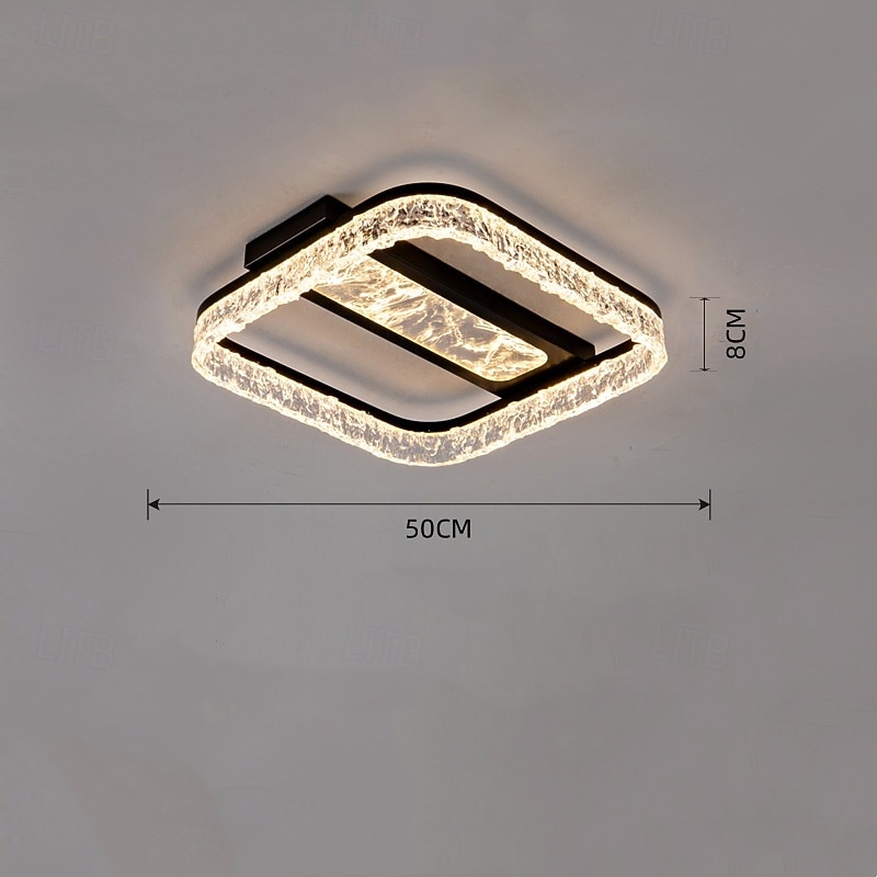 Minimalist Metal Ceiling Light with Resin Ideal for Living/Dining/Bedroom4