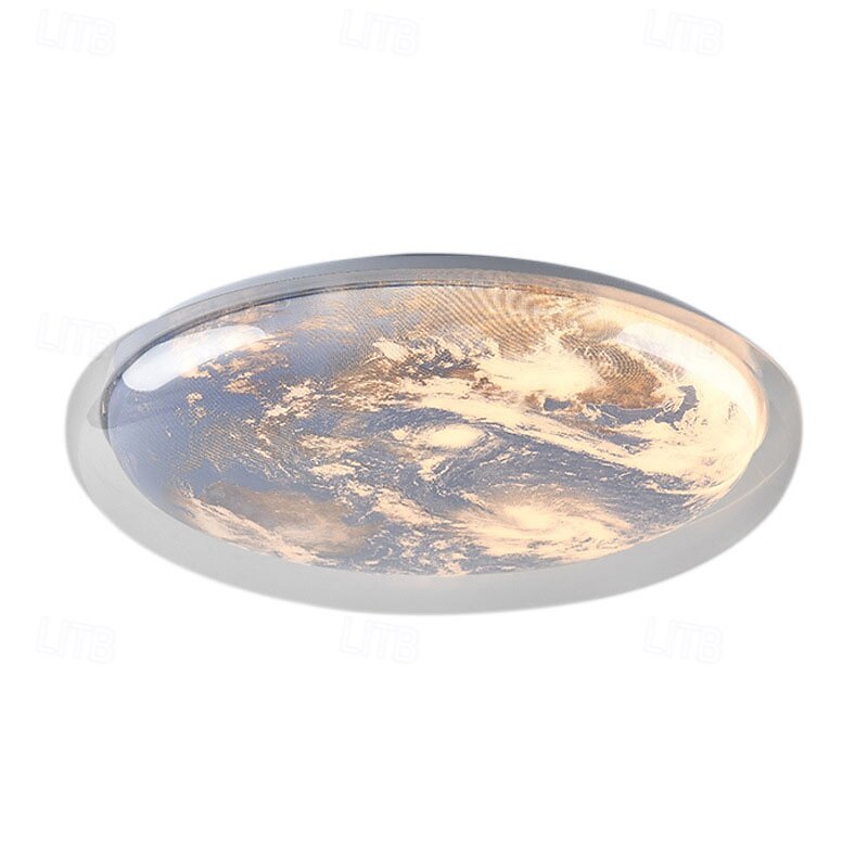 Creative Modern Earth Ceiling Lamp for Children's Bedroom, Soft Light, Eye - Caring2