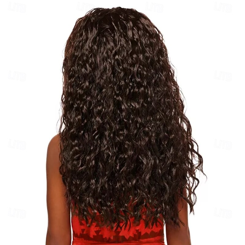Kids Moana Wig Halloween Cosplay Party Wigs2