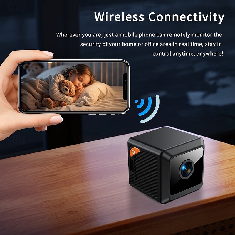 Wireless Surveillance Camera - Two-way Voice Calls Motion Detection Built-in Ap Hotspot No Internet Viewing Required Real-time Home Family And Pet Safety Monitoring3