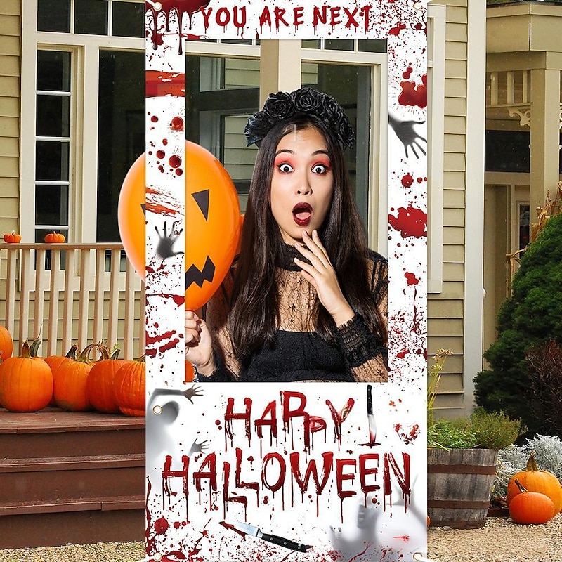 Halloween Photo Booth Props SuppliesSpooky and Fun Designs ncludes Ghosts, Pumpkins, Witches, Bats, and More  Perfect for Parties, Events, and Celebrations