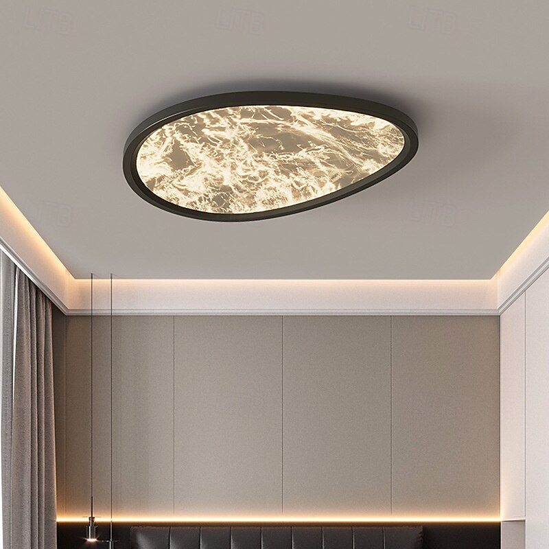Italian Style Cloud Effect Ceiling Light, Modern Minimalist & Eye-Caring for Master Bedroom