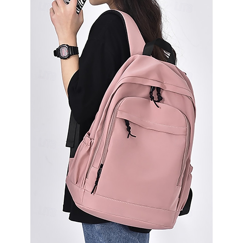 Unisex Waterproof School Backpack with Anti-Scratch Fabric – Lightweight Laptop Bag with Breathable Straps for Students, Commuters, and Daily Use2