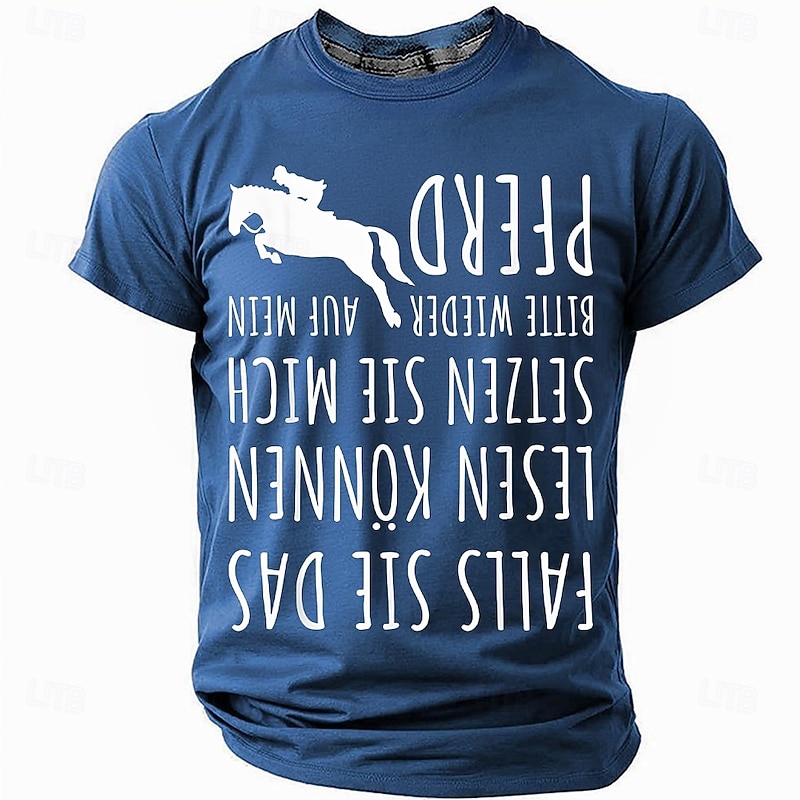 Men's Funny Horse Riding T-Shirt - 'If You Can Read This, Please Put Me Back On My Horse' Equestrian Humor Graphic Tee3