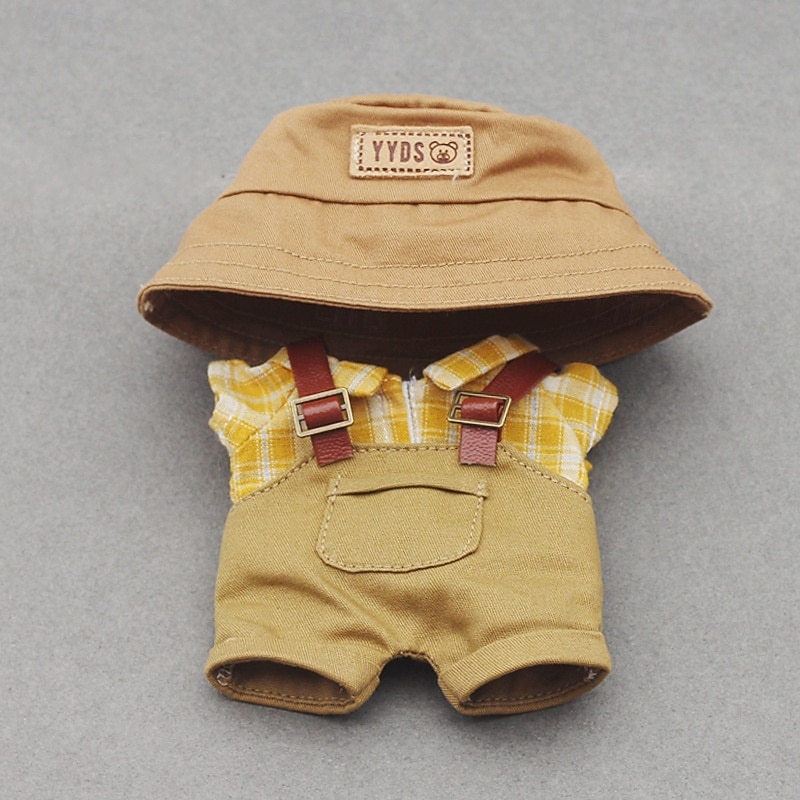 3-Piece Clothes for Popular Dolls 17cm Premium Doll Outfit Accessories for Creative Play & Display (NO Doll)