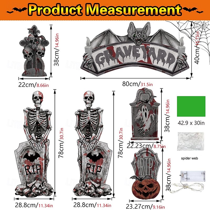 Halloween Trunk or Treat Car Decorations Kit with Spider Web and String Lights, Large Witch Trunk for SUV, Outdoor Arch and Garage Halloween Decor4