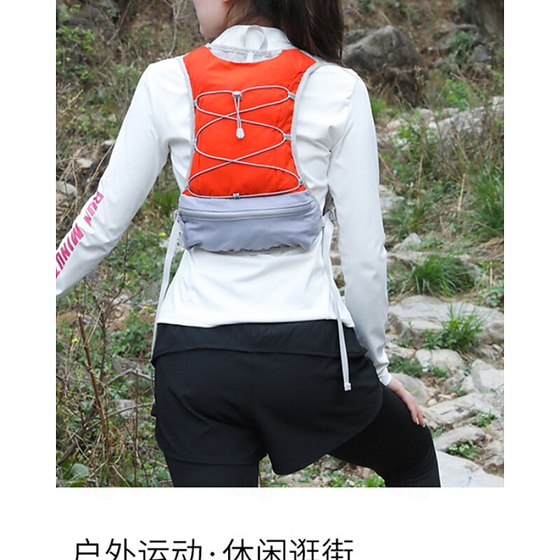 Running Vest Water Pack Hydration Vest Sun Sleeves Waterproof Quick Dry Lightweight Polyester for Marathon Hiking Jogging3