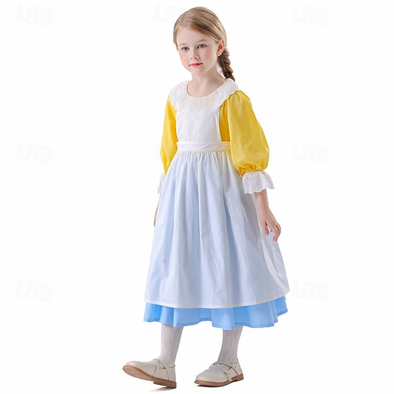 Peanut Halloween Cosplay Costume Masquerade Halloween Kid's Girls' Halloween Children's Day Carnival Halloween Easy Halloween Costumes Dress Up3