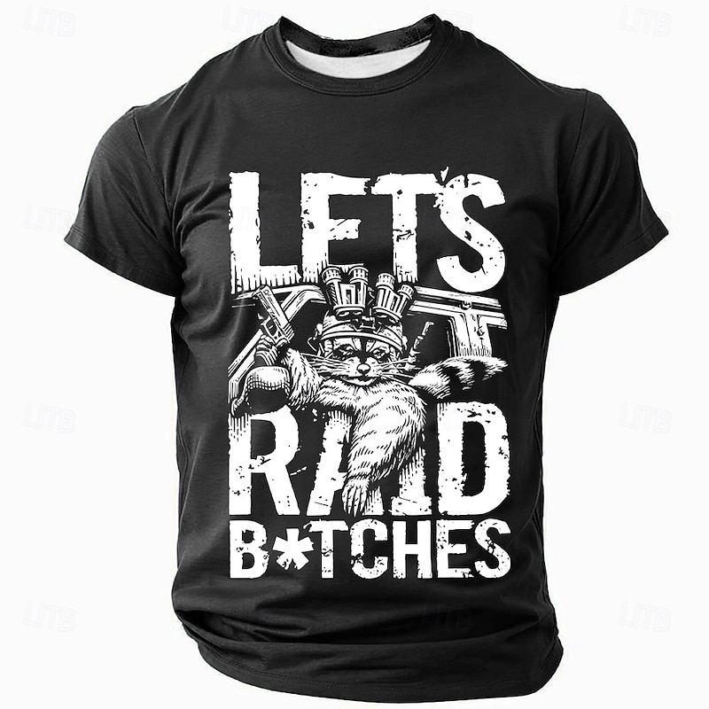 Patriotic T Shirts For Men Funny Sarcasm T Shirt Short Sleeve T shirt 3D Print Crew Neck Round Neck Shirt Funny Political T Shirt Street Casual Daily Black Red Blue Summer Spring All Seasons Clothing