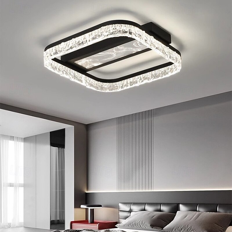 Minimalist Metal Ceiling Light with Resin Ideal for Living/Dining/Bedroom2