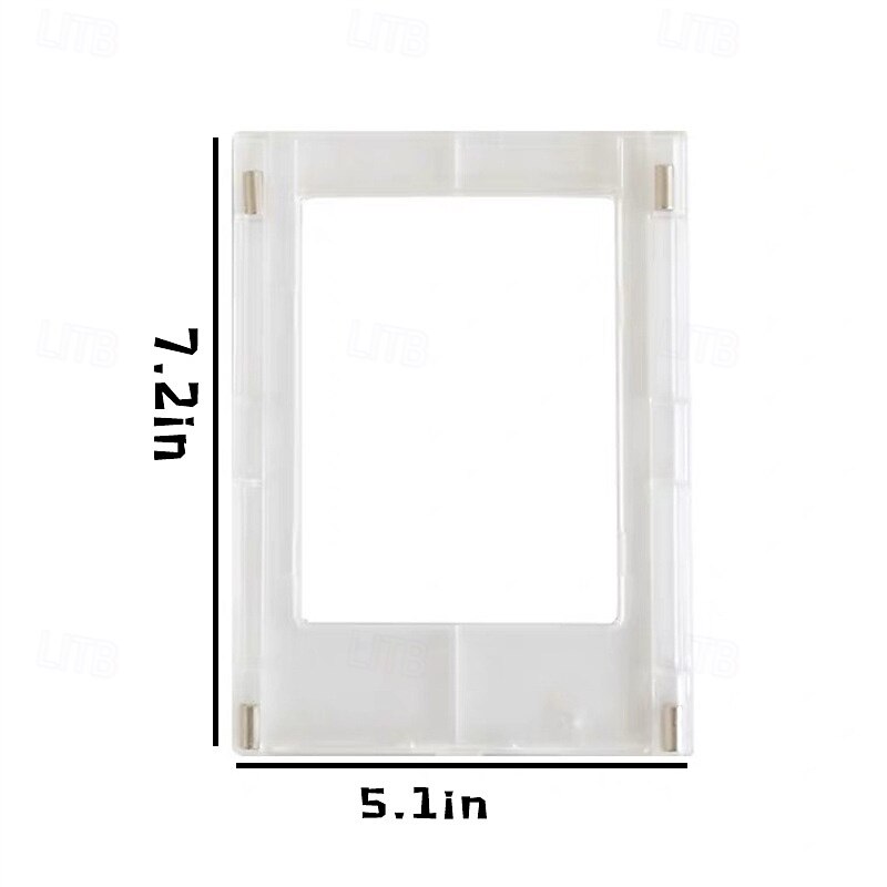 6pcs Mini Magnetic Photo Frames for Fridge, DIY Magnet Picture Frame Set, Fun Refrigerator Stickers, Graduation, Valentine's Day, Birthday Gift2