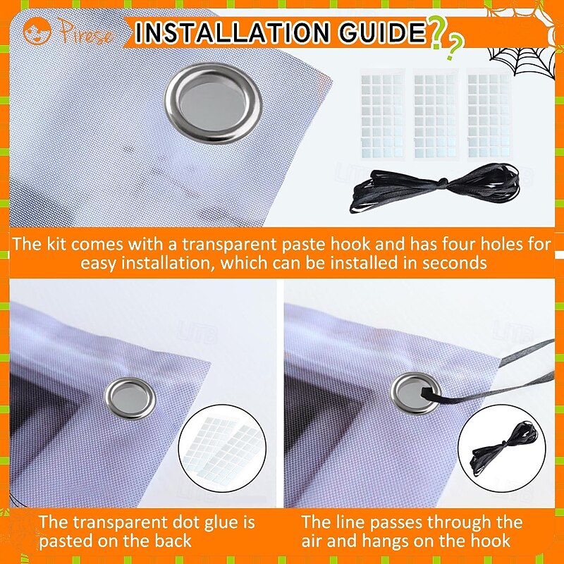 Halloween Trunk or Treat Car Decorations Kit - Large Halloween Witch Trunk or Treat for SUV, Halloween Car Decorations Outdoor Arch Entrance Garage Decorations2