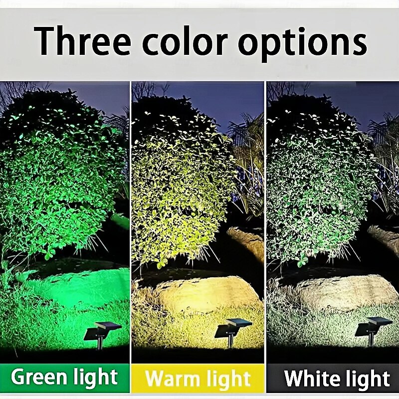 Solar Pathway Lights Garden Lamp Outlier Solar Energy Adjustment Ground Lamp Ip65 Lawn Garden Decorative Lamp Waterproof Wall Lighting 1PC3