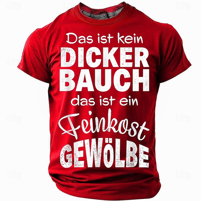 Men's Funny Graphic T-Shirt: 'Delicatessen Vault' Beer Belly Joke Tee for Dad Bods. Humorous Foodie Wordplay Gift.4