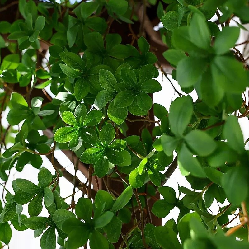 Artificial Hanging Plant 90CM (35.4 Inches) Fake Greenery Vines, Plastic Leaf Garland for Home Decor, Faux Trailing Plant for Pipe Cover, Living Room Decoration3