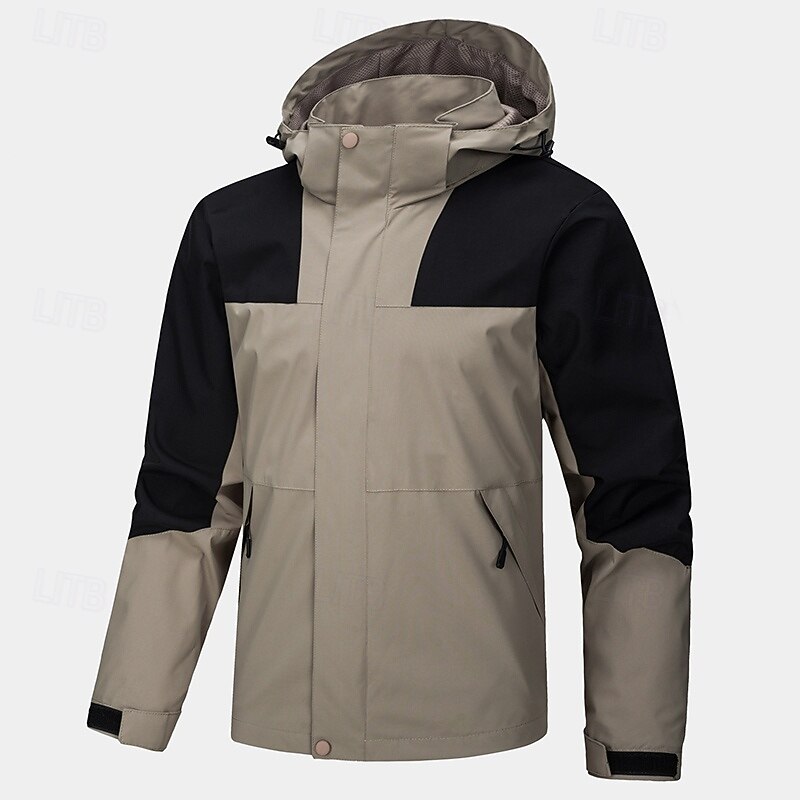 Women's Windbreaker Hiking Jacket rain coat Outdoor Waterproof Windproof Hiking Outfits Hiking Clothes Spring Autumn / Fall Top Camping / Hiking / Caving Running Dark Grey Pink Light Grey4