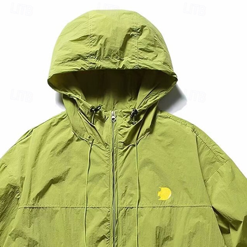 Women's Running Jacket Outdoor Jacket Pocket Full Zip Long Sleeve Outerwear Athletic Solid Colored Sun Protection Quick Dry Lightweight UV Cooling Tennis Golf Running Sportswear Activewear Green2