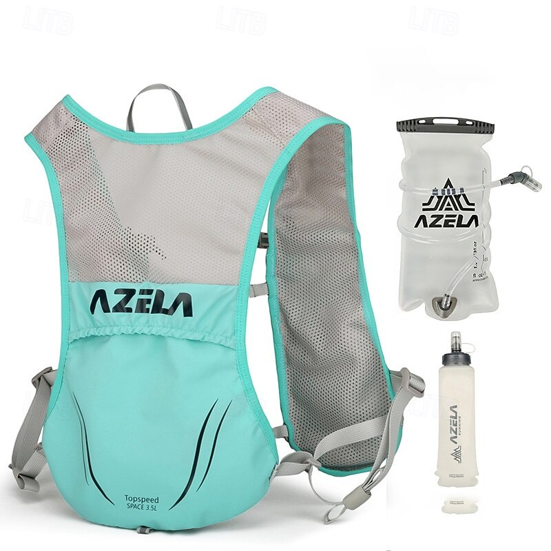 Running Vest Water Pack Hydration Vest Sun Sleeves Waterproof Quick Dry Lightweight Nylon for Marathon Hiking Jogging