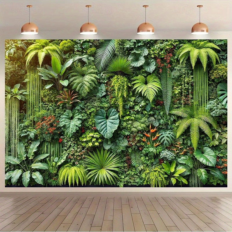 Plant Fake Wall Hanging Tapestry Wall Art Large Tapestry Mural Decor Photograph Backdrop Blanket Curtain Home Bedroom Living Room Decoration3
