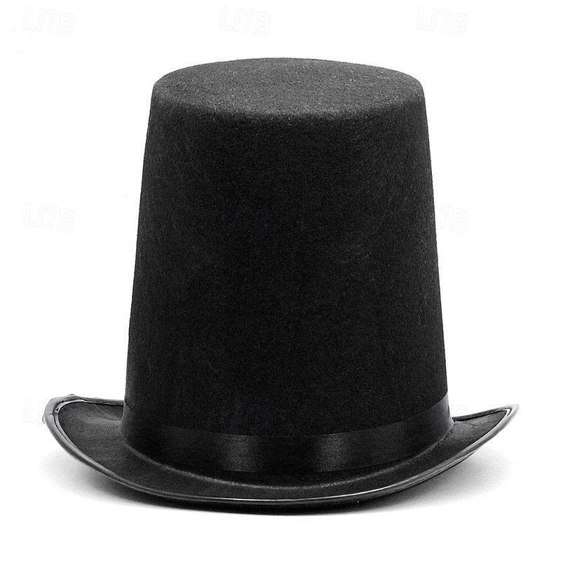 Top Hat Retro British Gentleman Jazz Hat Magician Hat Performance Sequin Hat Rain Silk2